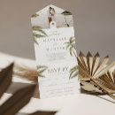 Recherche de palmier mariage invitations Couple