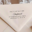 Recherche de mariage enveloppes accessoires Timbre d'adresse de retour
