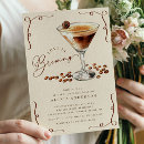 Recherche de martini bridal shower invitations Élégant et moderne