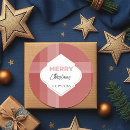 Recherche de tartan de noël autocollants Moderne