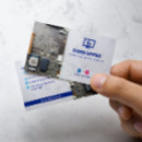 Recherche de code informatique cartes visite Cybersécurité