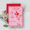 Recherche de disco bridal shower invitations Rose et rouge