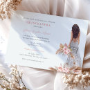 Recherche de rose quinceanera invitations Floral