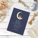 Recherche de nuit silencieuse invitations Bleu