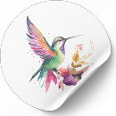 Recherche de colibri autocollants Mignon