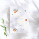 Recherche de mandarine invitations Baby