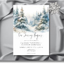 Recherche de rustic winter mariage invitations Aquarelle