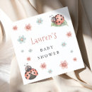 Recherche de insecte serviettes Baby shower ladybug