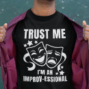 Recherche de comedien tshirts Improvisation