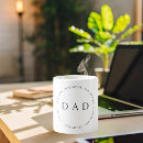 Recherche de humour fête des pères tasses Blanc noir