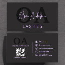 Recherche de violette et noir cartes visite Customer
