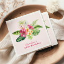 Recherche de tropicale serviettes Anniversaire de luau