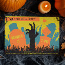 Recherche de cimetière halloween invitations Effrayant