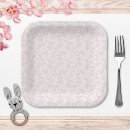 Recherche de fille baby shower assiettes C'est une fille