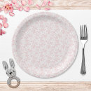 Recherche de baby shower fille assiettes C'est une fille