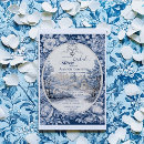 Recherche de antique bridal shower invitations Bleu et blanc