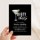 Recherche de martini anniversaire invitations Trente