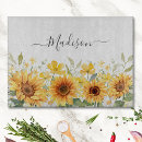 Recherche de tournesols planches à découper Jaune