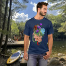 Recherche de floral bleu et vert tshirts Botanique