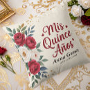 Recherche de quinceanera coussins Aquarelle florale