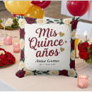 Recherche de quinceanera coussins Aquarelle florale