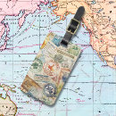 Recherche de timbres bagages étiquettes Vintage