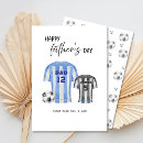 Recherche de papa du football vœux cartes Aquarelle