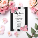 Recherche de noir blanc rose invitations Rayures