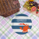 Recherche de crabe assiettes en papier Fête du crabe