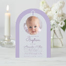 Recherche de photo lavande baptême invitations Violet