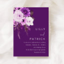 Recherche de purple mariage invitations Floral