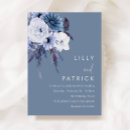 Recherche de blue floral mariage invitations Boho