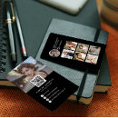 Recherche de photographe de mode cartes visite Collage photo