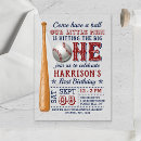 Recherche de baseball 1ans anniversaire invitations Pour tous