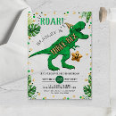 Recherche de t rex anniversaire invitations Moderne