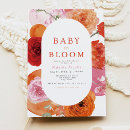 Recherche de orange rose de partie invitations Bientôt maman