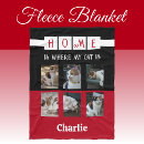 Recherche de rouge et blanc couvertures plaids Animaux domestiques
