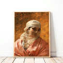 Recherche de jeune femme portrait posters Vintage
