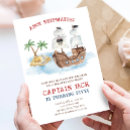 Recherche de trésor invitations Ahoy