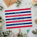 Recherche de rayures rouges et blanches invitations Invités