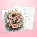 Recherche de 8 mars vœux cartes Élégant