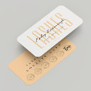 Recherche de salon standard cartes visite Esthéticienne