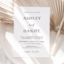 Recherche de ceremony mariage invitations Classique