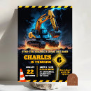 Recherche de camion de chantier invitations Pour enfants