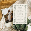 Recherche de jardin olive invitations Vintage