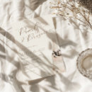 Recherche de de perle invitations Script de calligraphie élégant