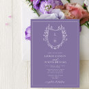Recherche de crest mariage invitations Fleur sauvage