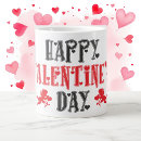 Recherche de saint valentin heureux tasses Rouge
