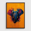 Recherche de éléphants colorés posters Animaux