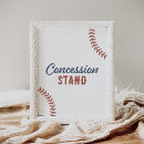 Recherche de base ball posters Baby shower sportif